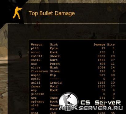 Bullet Damage with Ranking v2.5.5