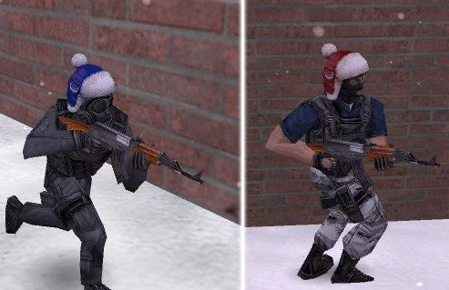 Плагин «SantaHat — Новогодние шапки-ушанки» для CS 1.6