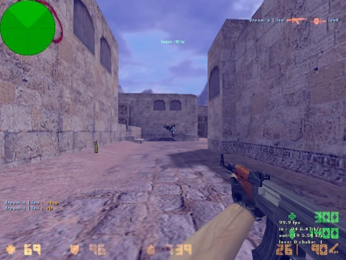 Плагин «Blue Fade — Синий экран при убийстве» для CS 1.6