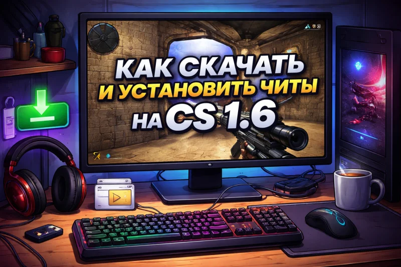 Как скачать, установить и настроить читы для CS 1.6