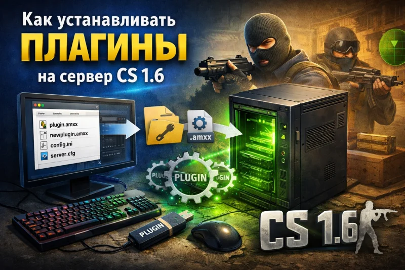 Как устанавливать плагины на сервер CS 1.6