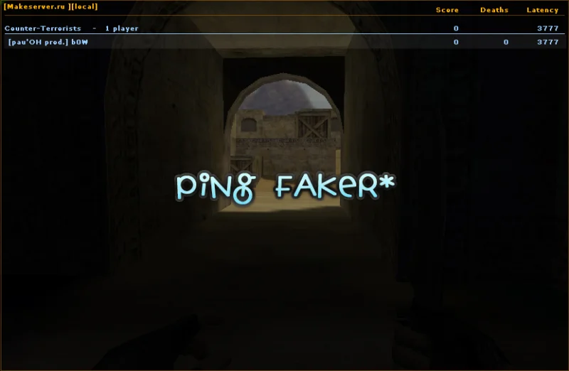 Плагин Ping Faker 1.3 для CS 1.6 — фейк пинга в scoreboard без реального лага